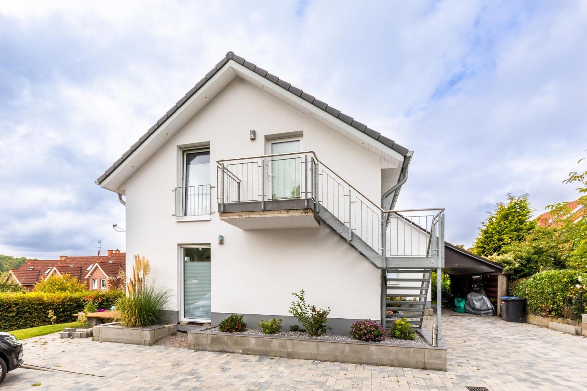 Ferienwohnung Gruener Weg Mit Grillplatz Tecklenburg Buitenkant foto